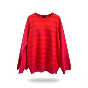 NEW ava lightweight crew sweater with cutout bell sleeves